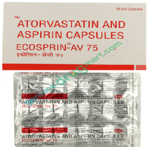 Atorvastatin-Aspirin 10mg-75mg Capsules